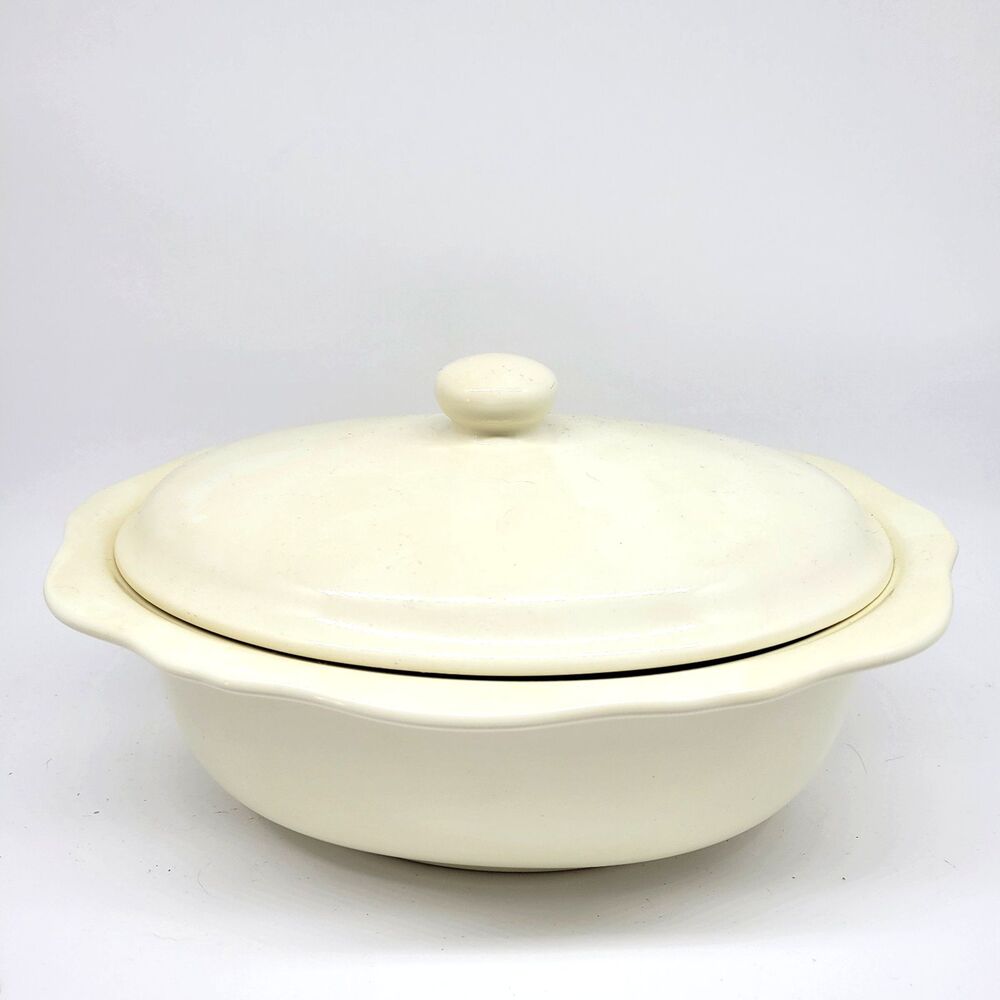 Gail Pittman Southern Living At Home Hospitality Cream Covered Casserole Dish
